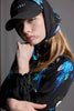 FEMME FATALE DRESS - ELECTRIC BLUE PRINT