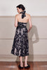 WILD TROPICS SKIRT - BLACK ISLE PRINT