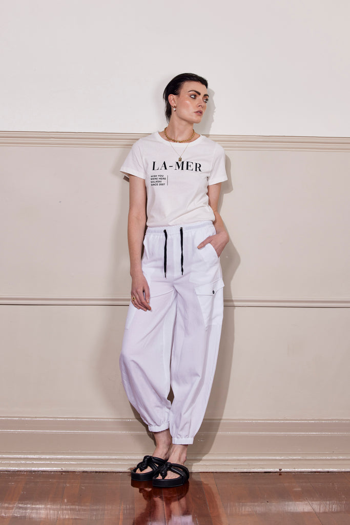 PACIFIC LOVERS PANT - WHITE
