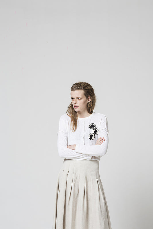 Society Skirt, Oyster