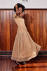 ISLAND TULLE SKIRT - BEIGE