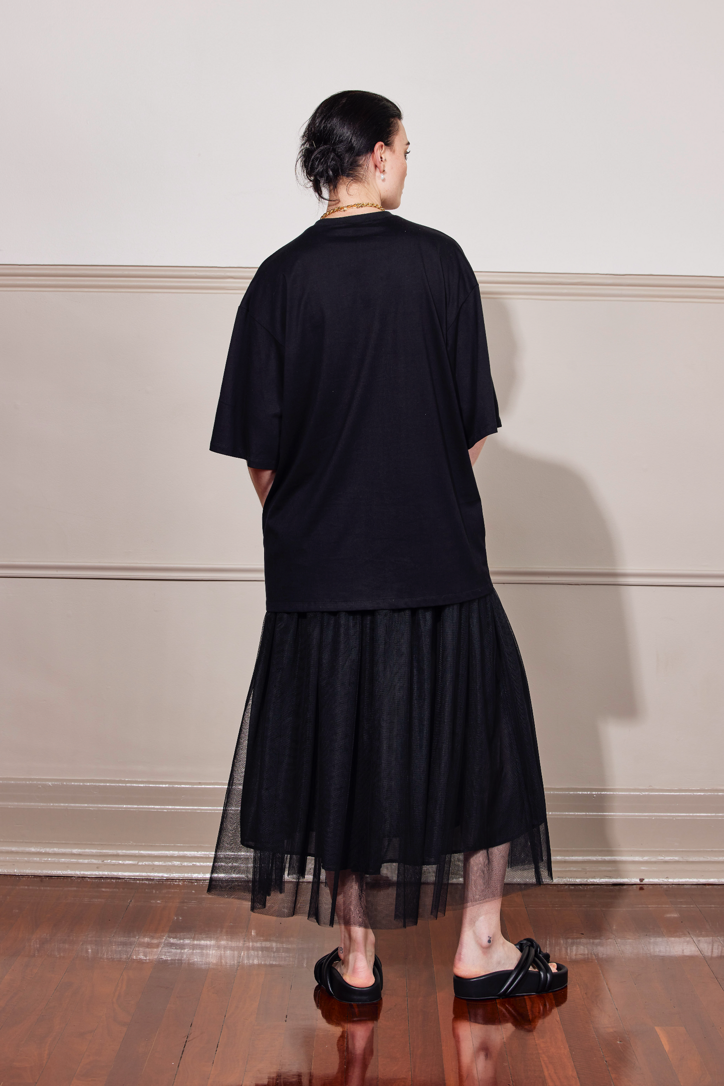 WISH U WERE HERE TEE - BLACK