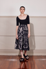 WILD TROPICS SKIRT - BLACK ISLE PRINT