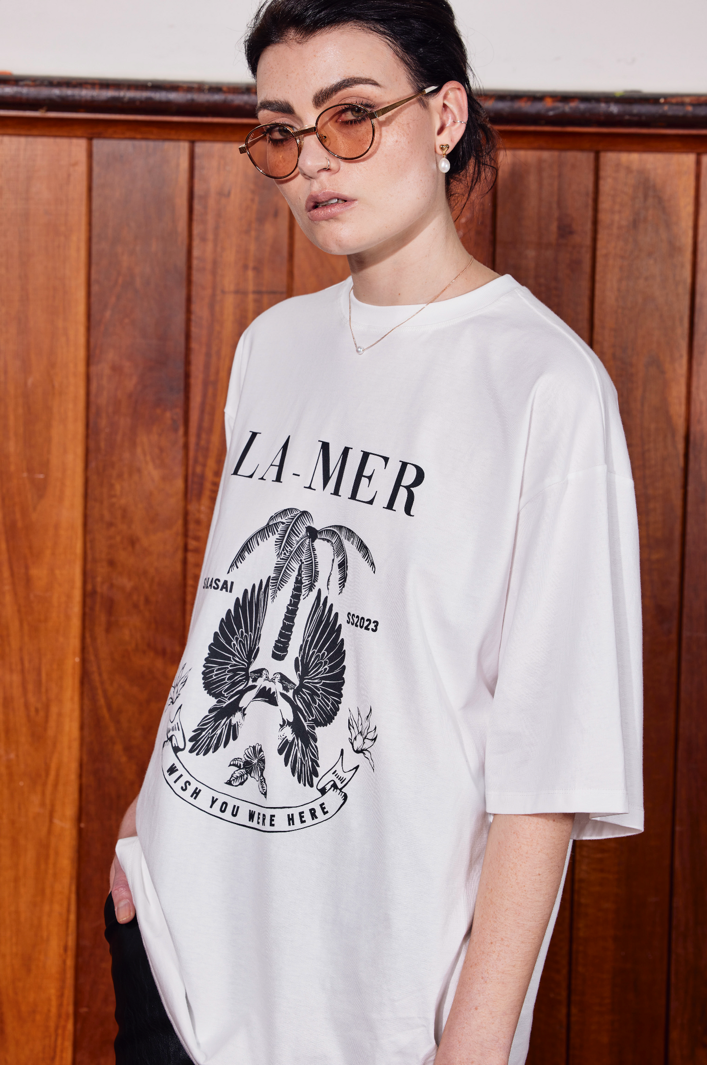 WISH U WERE HERE TEE - WHITE