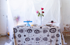 SALASAI TABLE CLOTH - STONE CAMEO LINEN