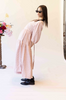 HEAVY HEARTS WRAP DRESS - PINK