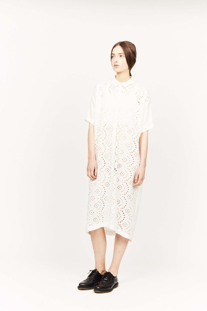 VAIN DRESS, WHITE LACE