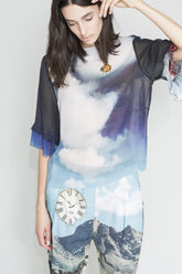 Worldly pant, print