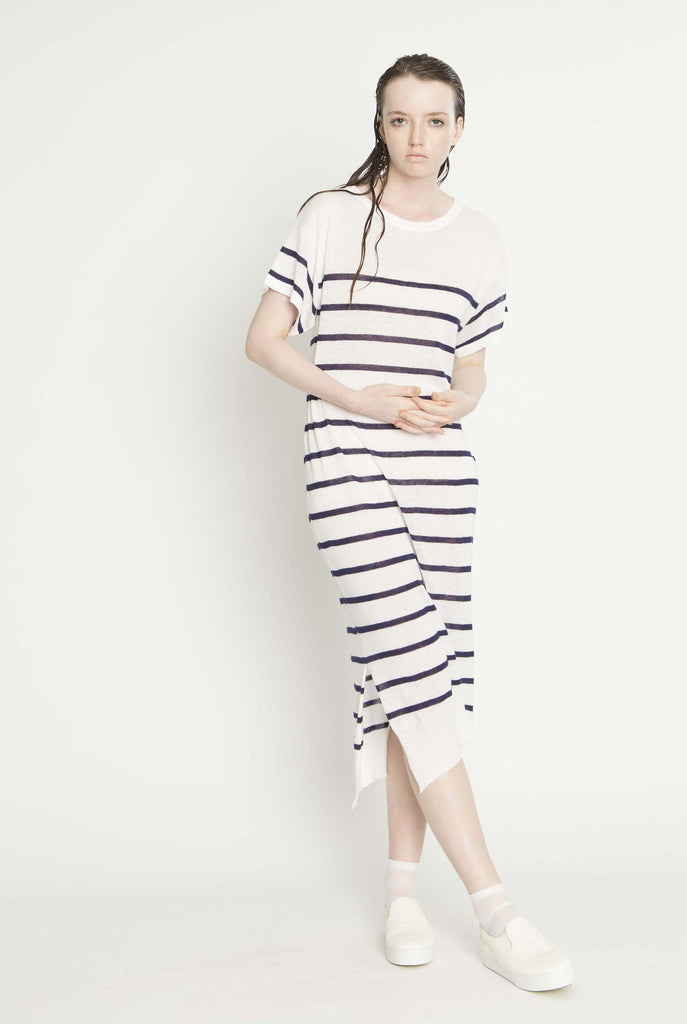 Global Knit Dress, Stripe