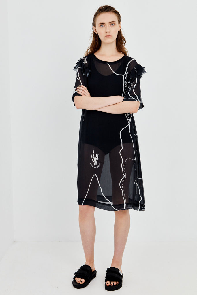 UNTITLED T DRESS, BLACK