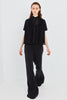 BLURRED BLOUSE, BLACK