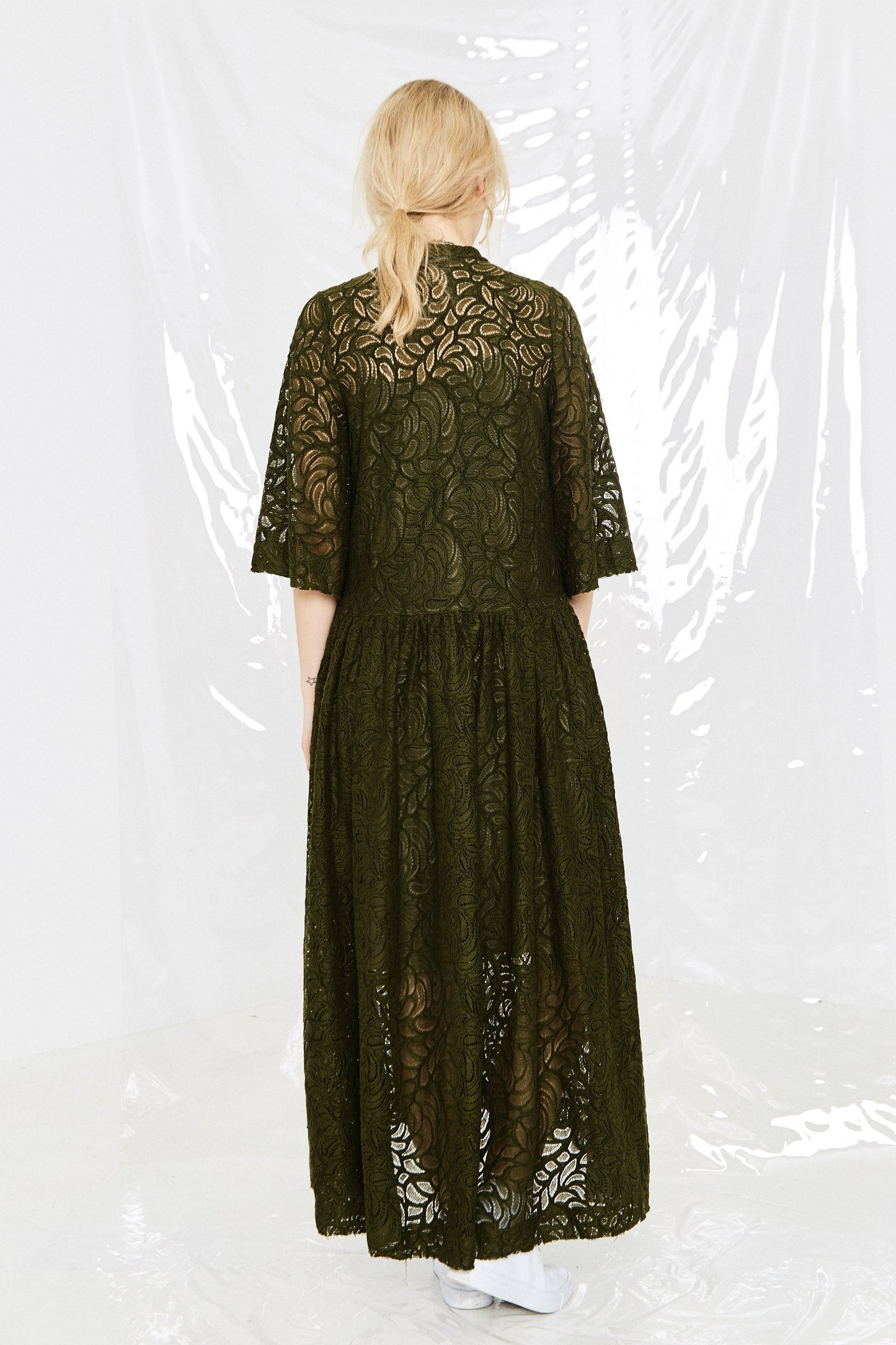 Wildwood Dress, Khaki