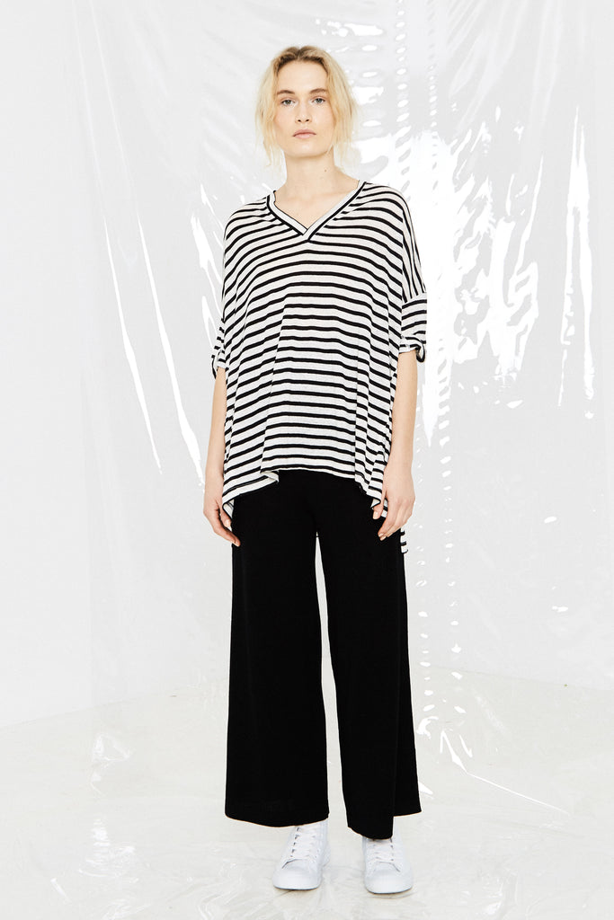 LEISURE KNIT PANT - BLACK
