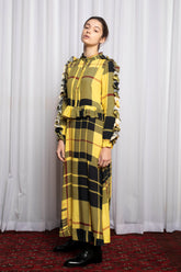 MODERNIST DRESS - DISRUPTION PLAID