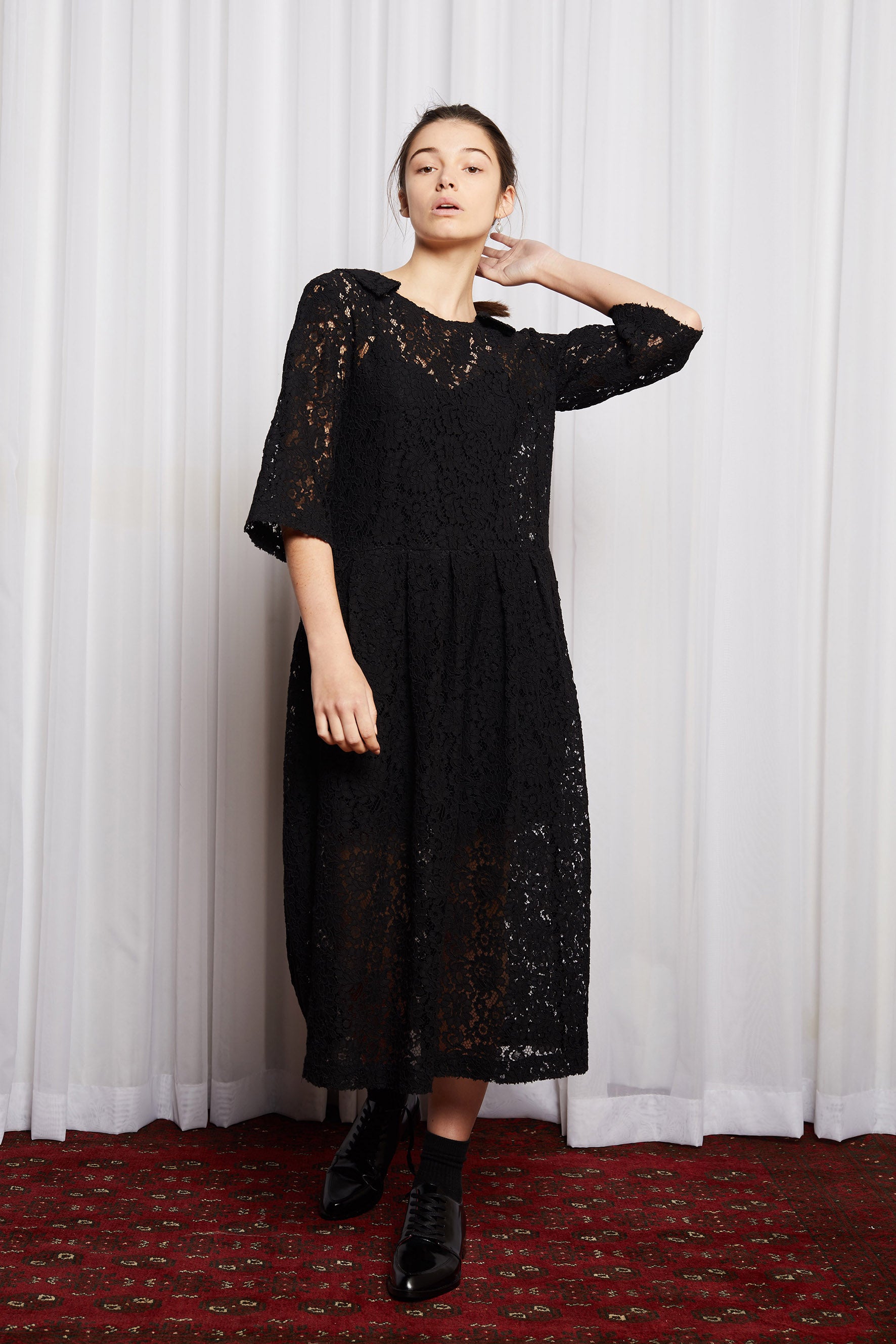 Story Line Dress Black | Salasai Embroidered Lace Dress Story Line Dress Black | Salasai Embroidered Lace Dress