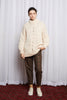 MULHOLLAND JUMPER - IVORY MERINO HAND KNIT