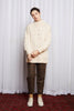MULHOLLAND JUMPER - IVORY MERINO HAND KNIT