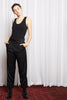 CULT CLASSIC PANT - BLACK LINEN VISCOSE