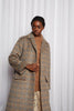 LYNCH COAT - WARM BROWN CHECK WOOL