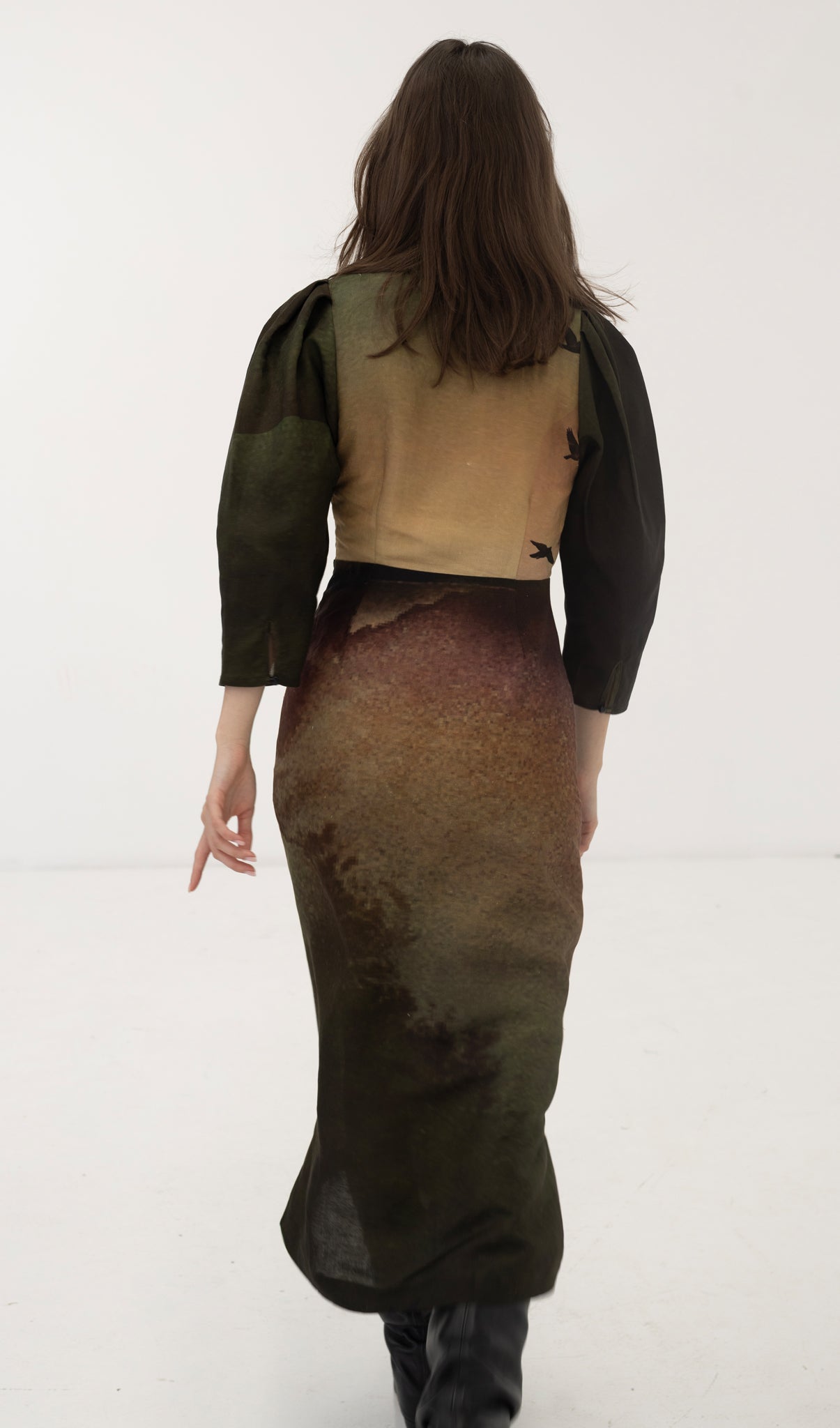 Aurora Dress - Rainbird Print