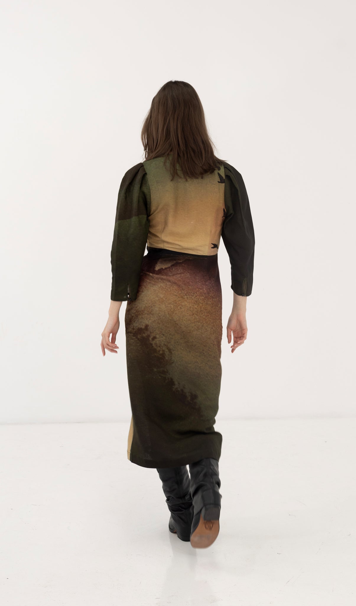 Aurora Dress - Rainbird Print