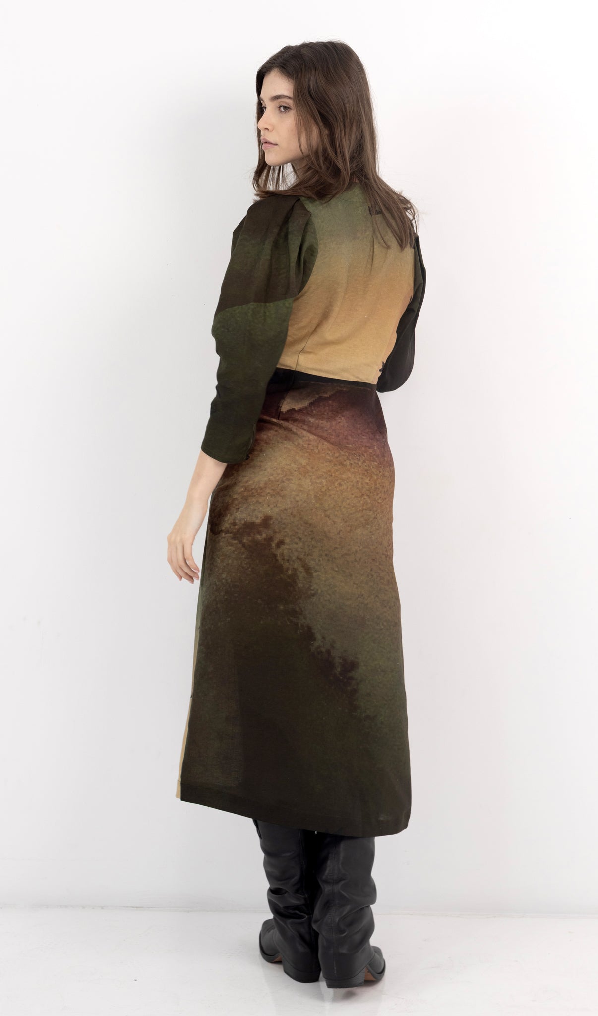 Aurora Dress - Rainbird Print