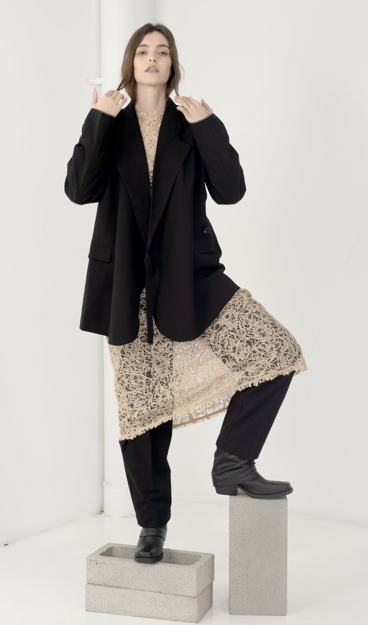 Silencio Blazer-  Black
