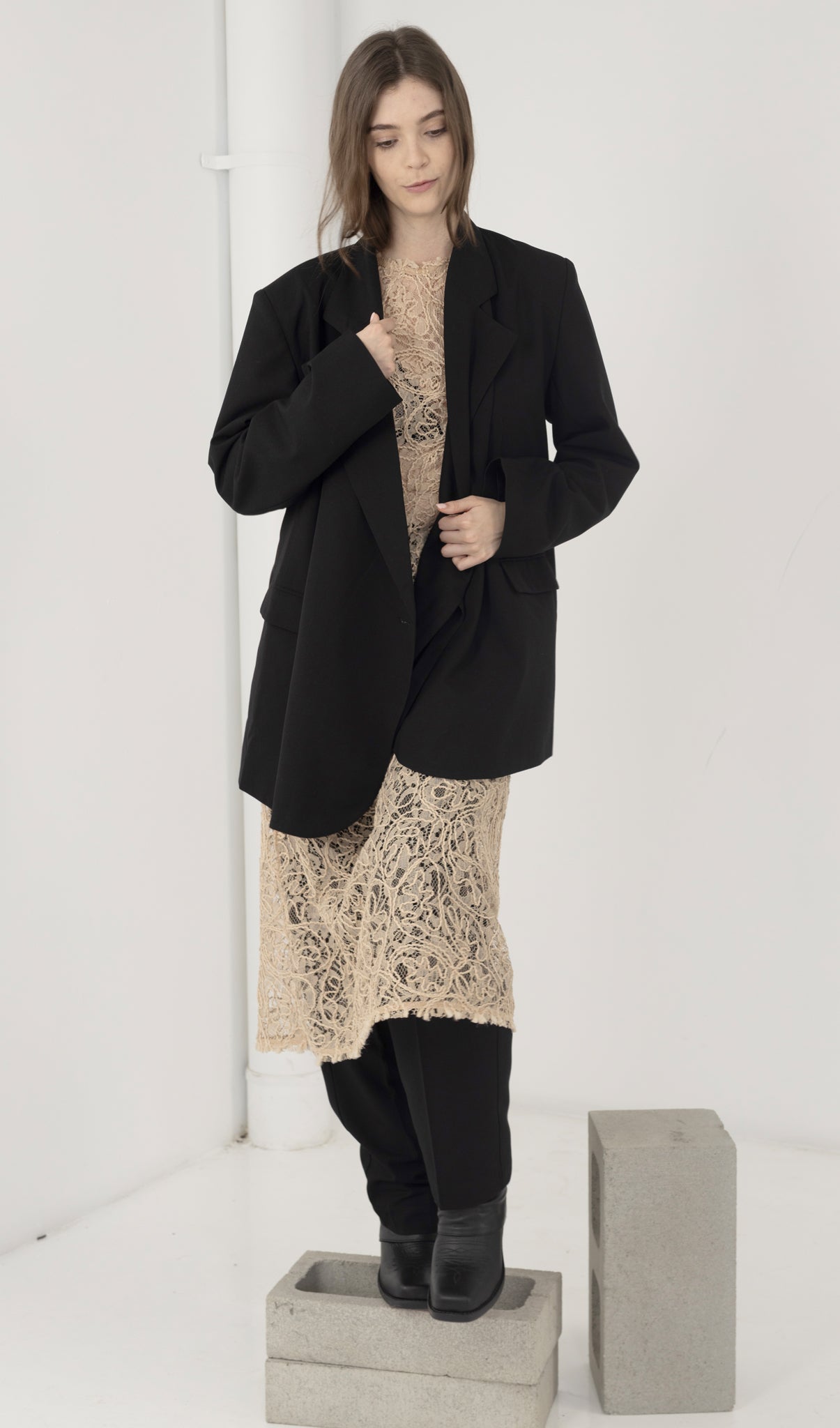 Silencio Blazer-  Black