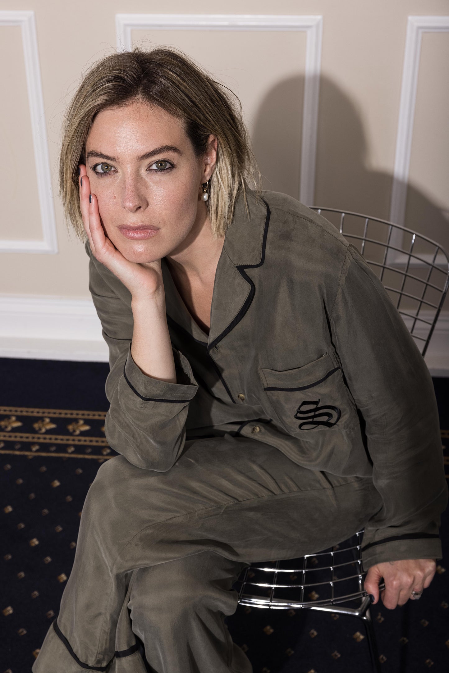 The Standard PJ Set - Khaki/Black