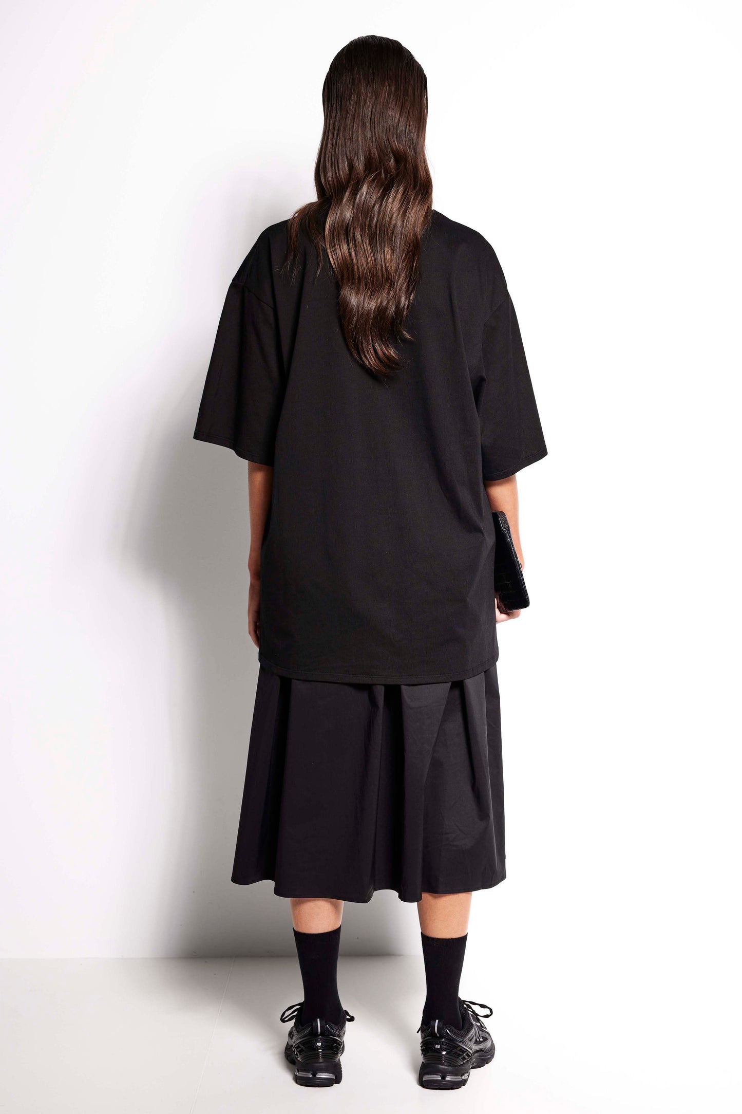 Rosa De Los Vents Unisex Tee - Black with discharged print