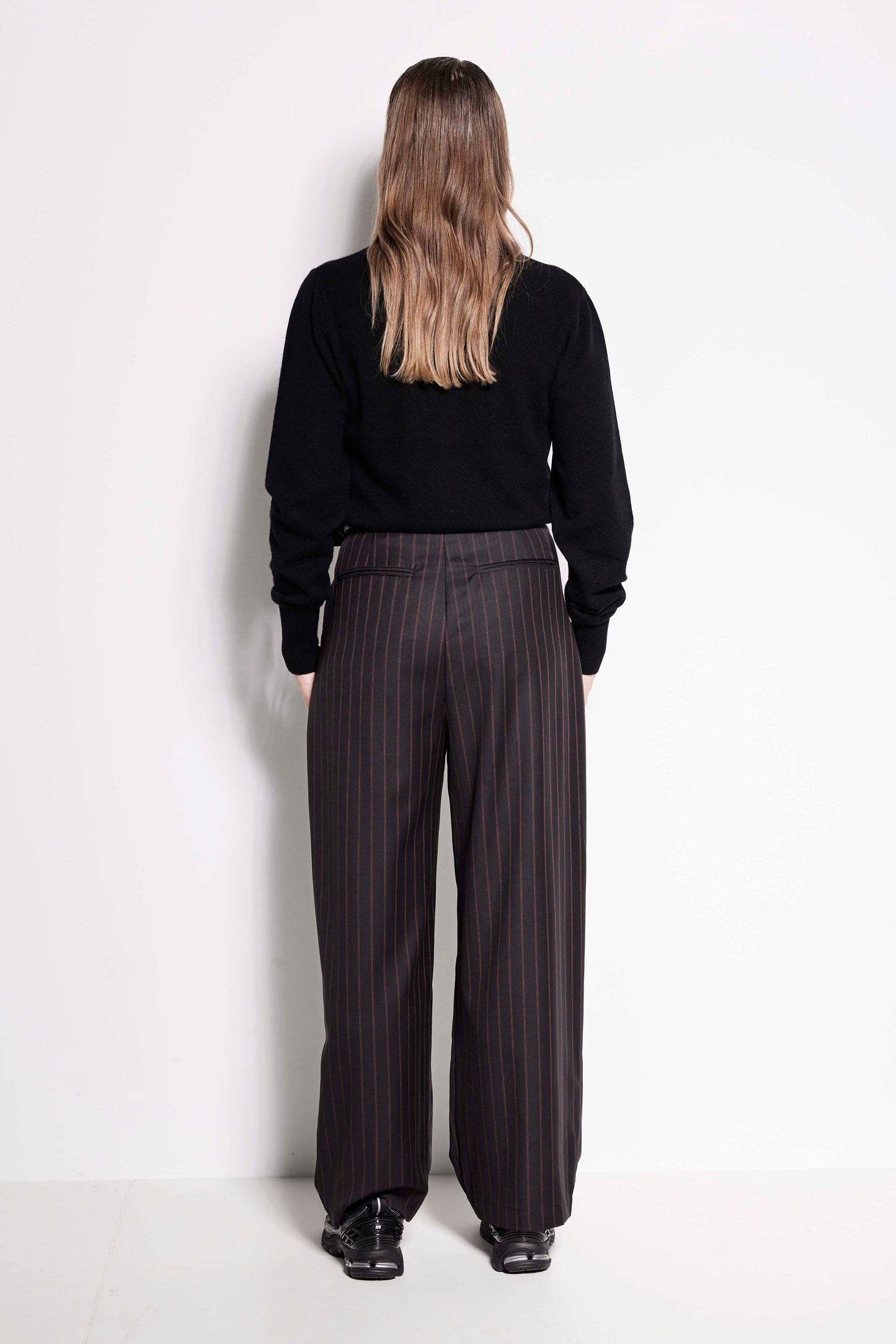 East Element Pant - Tailored Pant in Black Pinstripe