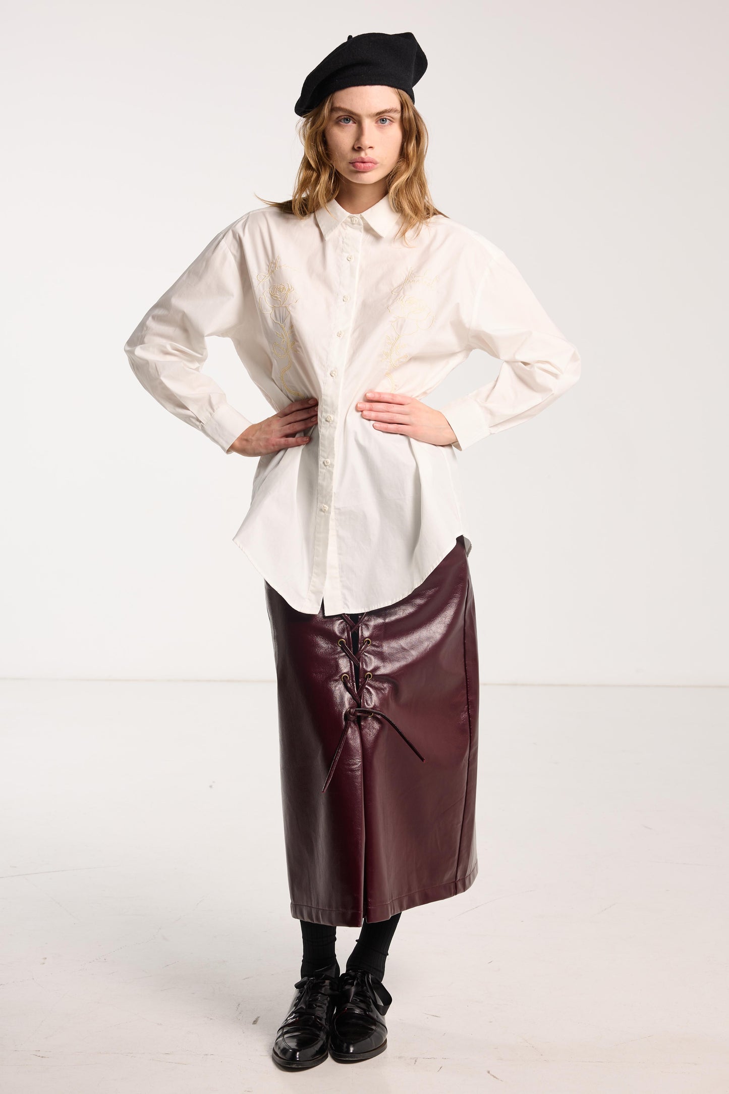 Dear John Shirt - Cream Roses