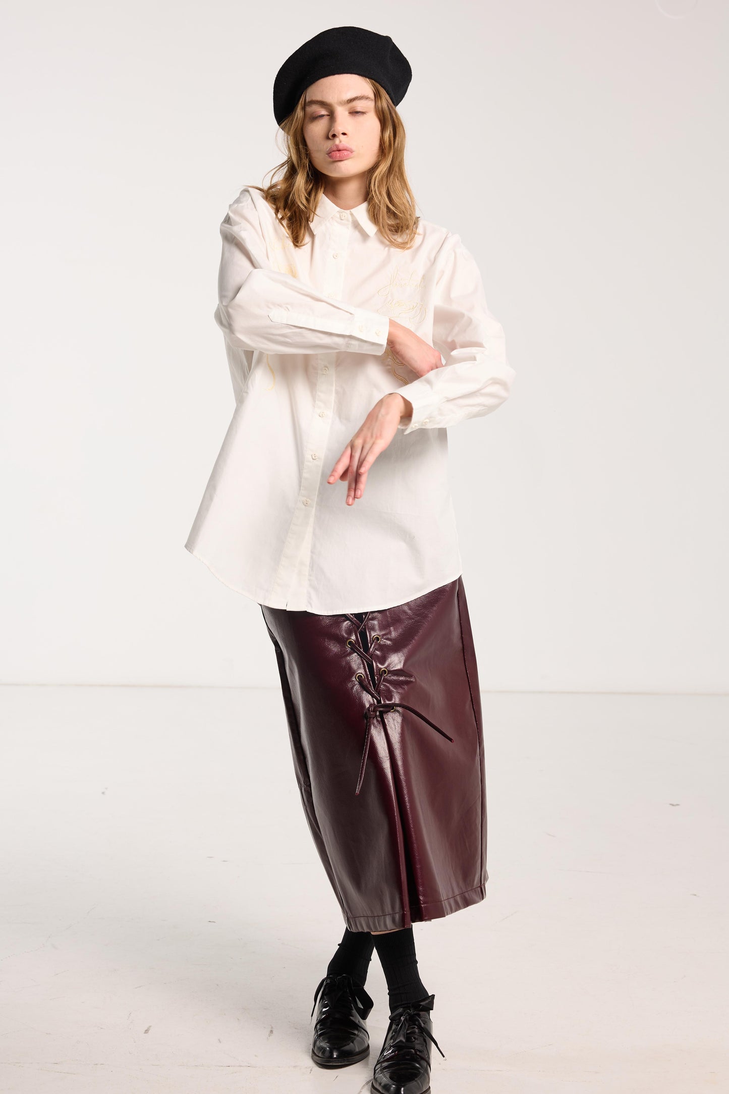 Dear John Shirt - Cream Roses