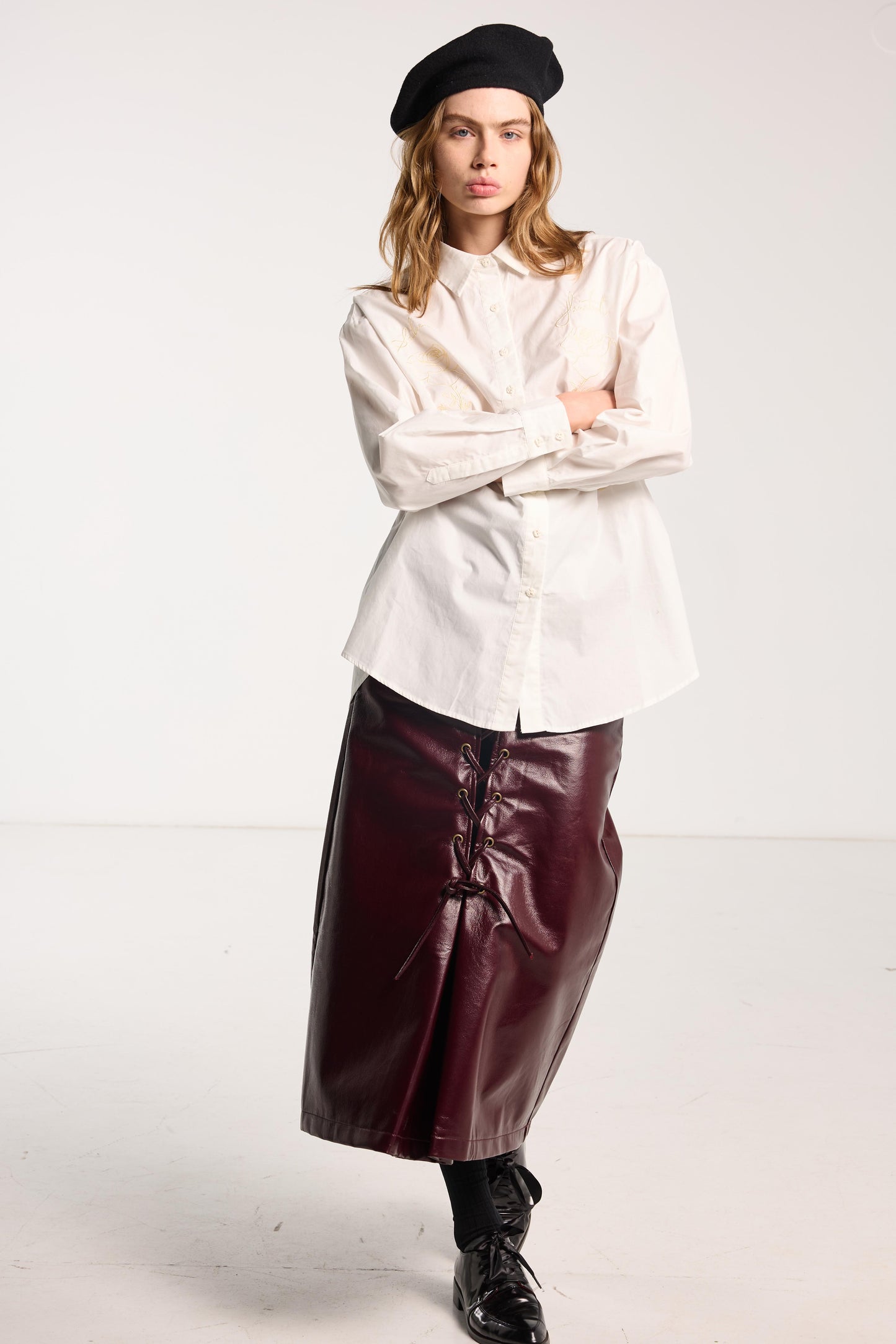 Dear John Shirt - Cream Roses