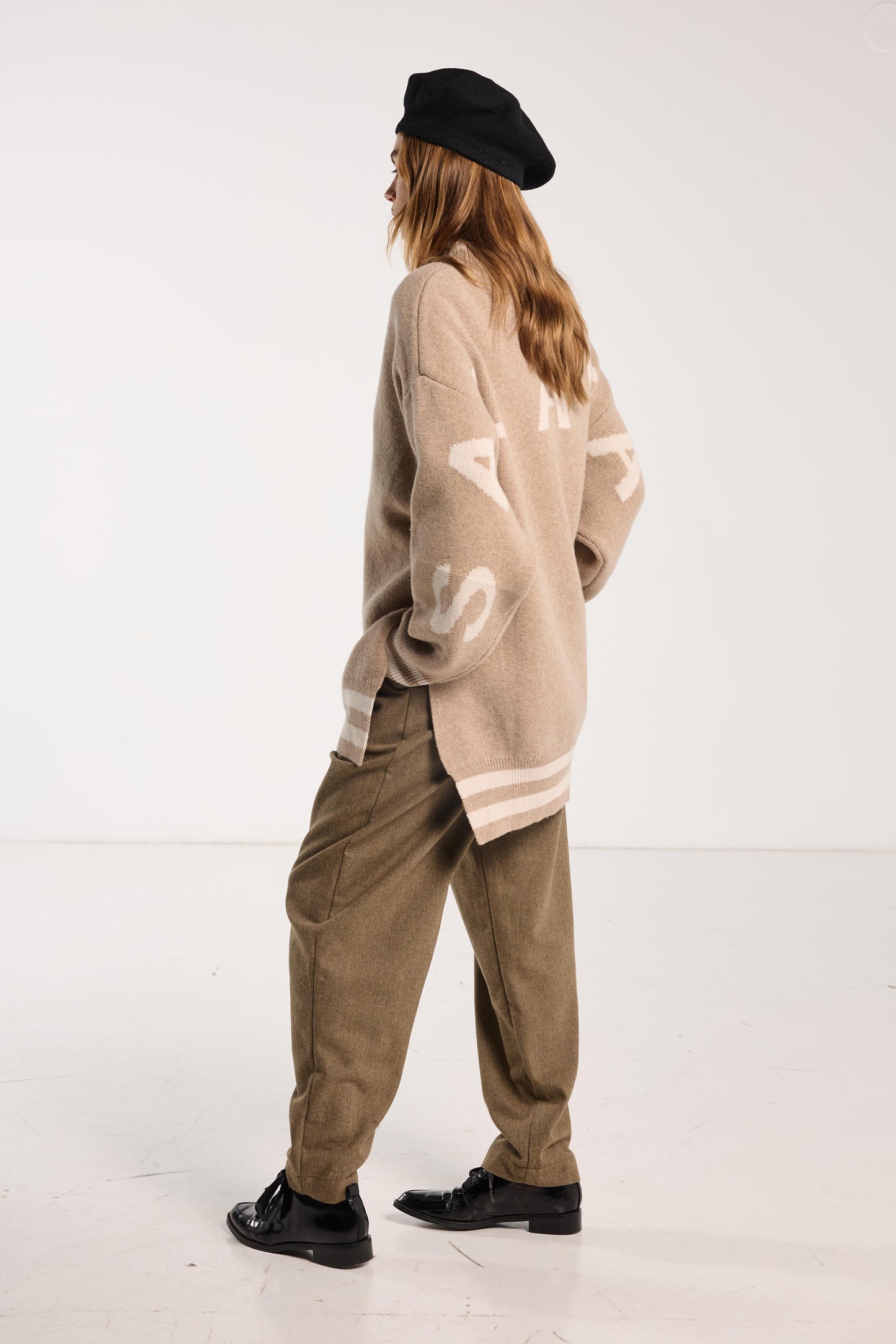 Salasai Creme Jumper - Caramel Merino