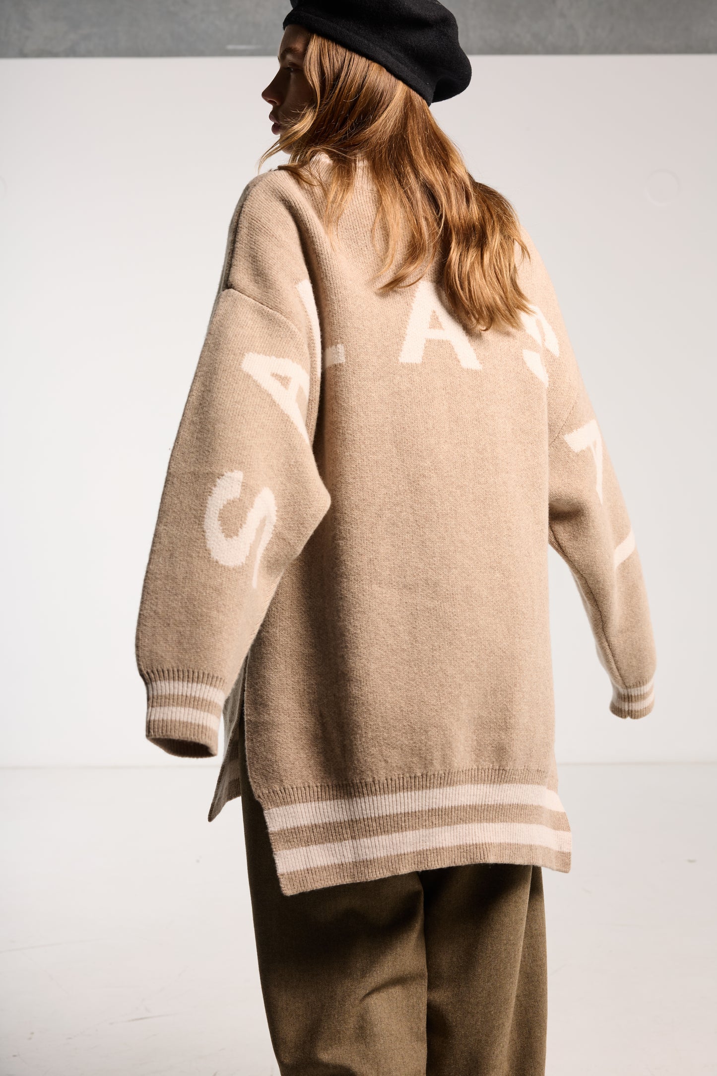Salasai Creme Jumper - Caramel Merino