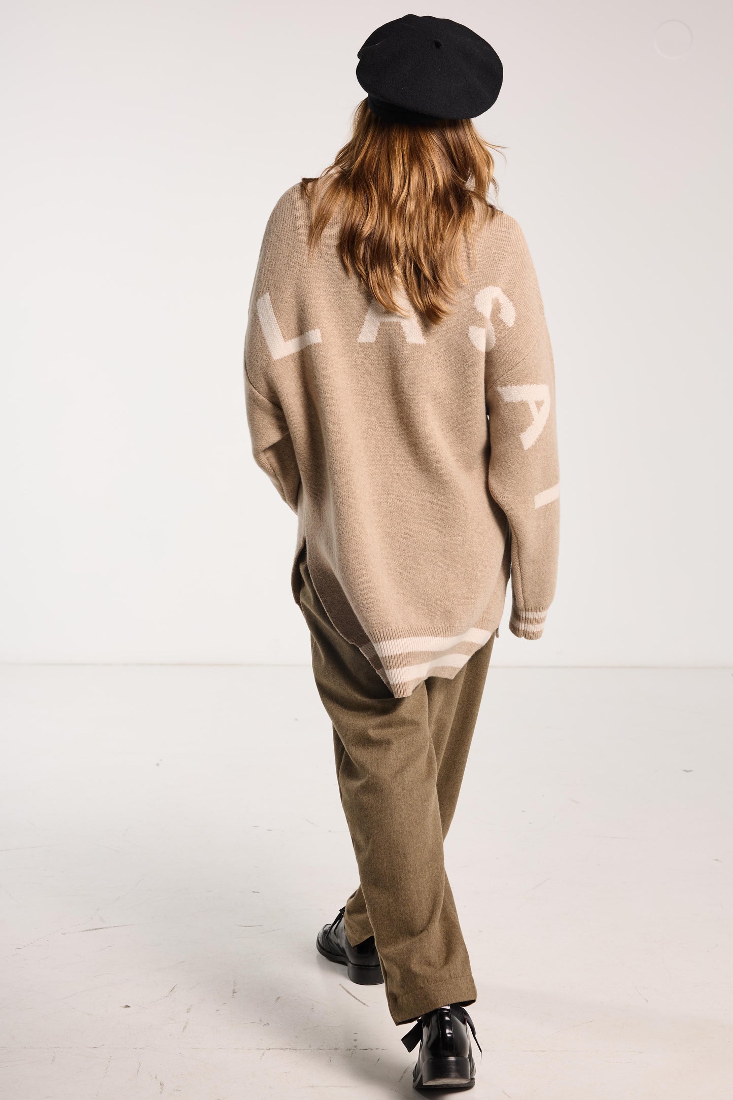 Salasai Creme Jumper - Caramel Merino