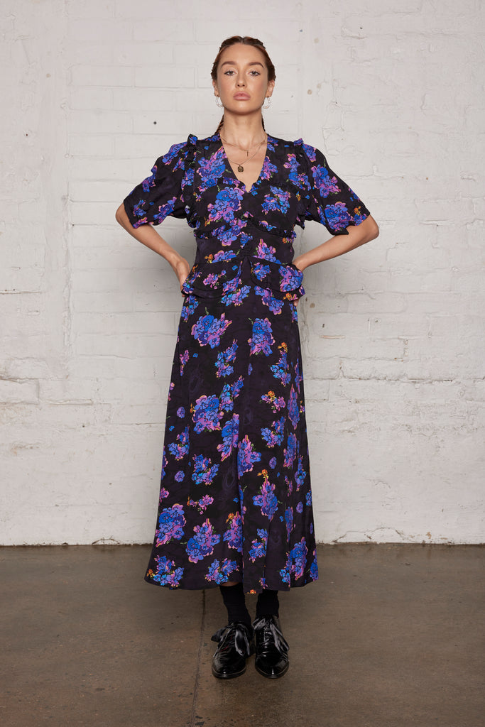 POET DRESS - VIOLET BOUQUET – Salasai