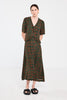 Plantation Dress - Green Pop Palm