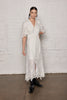 Beau monde dress - mid-length white lace dress
