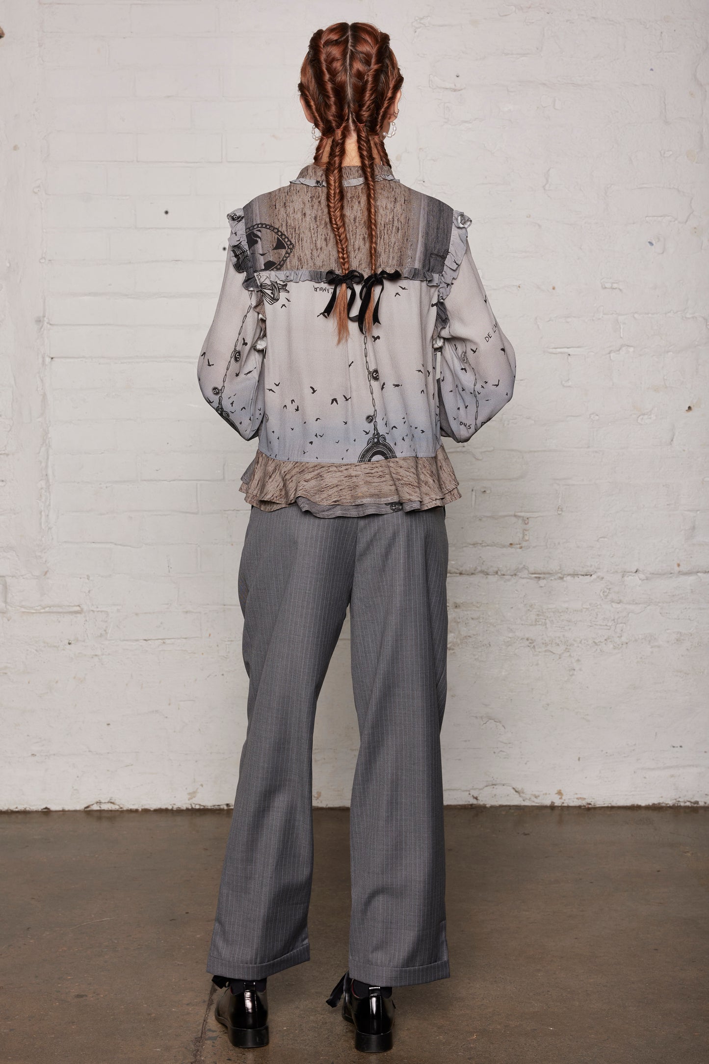 POET BLOUSE - SEA SCAPE