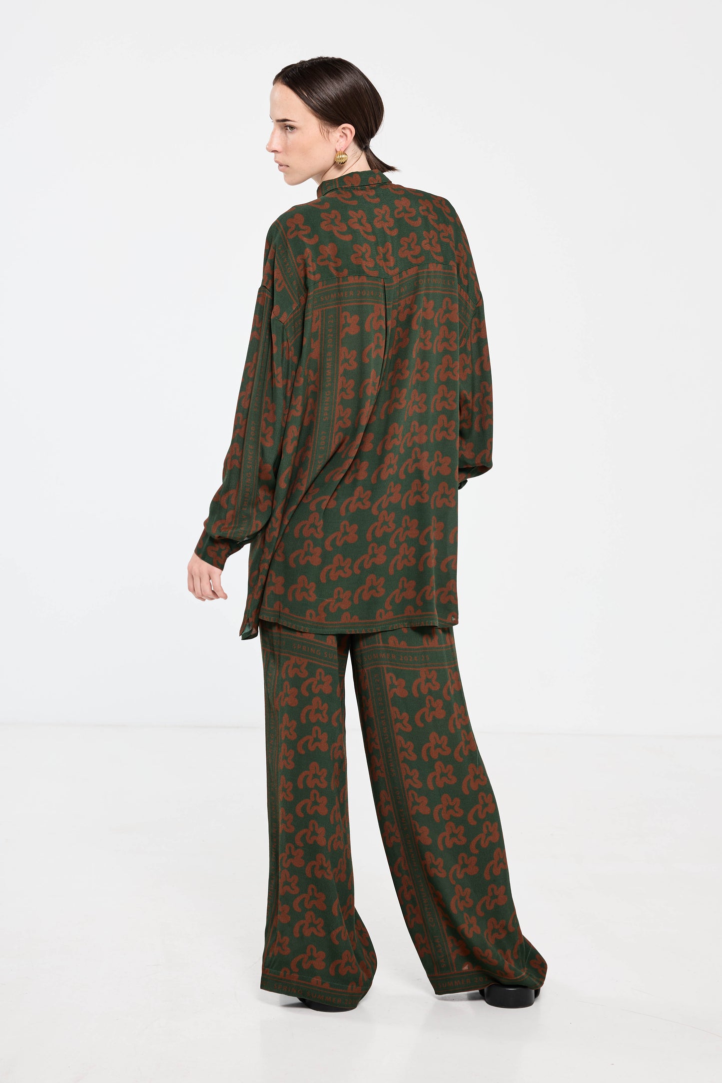 Country Club Pant - Green Pop Palm