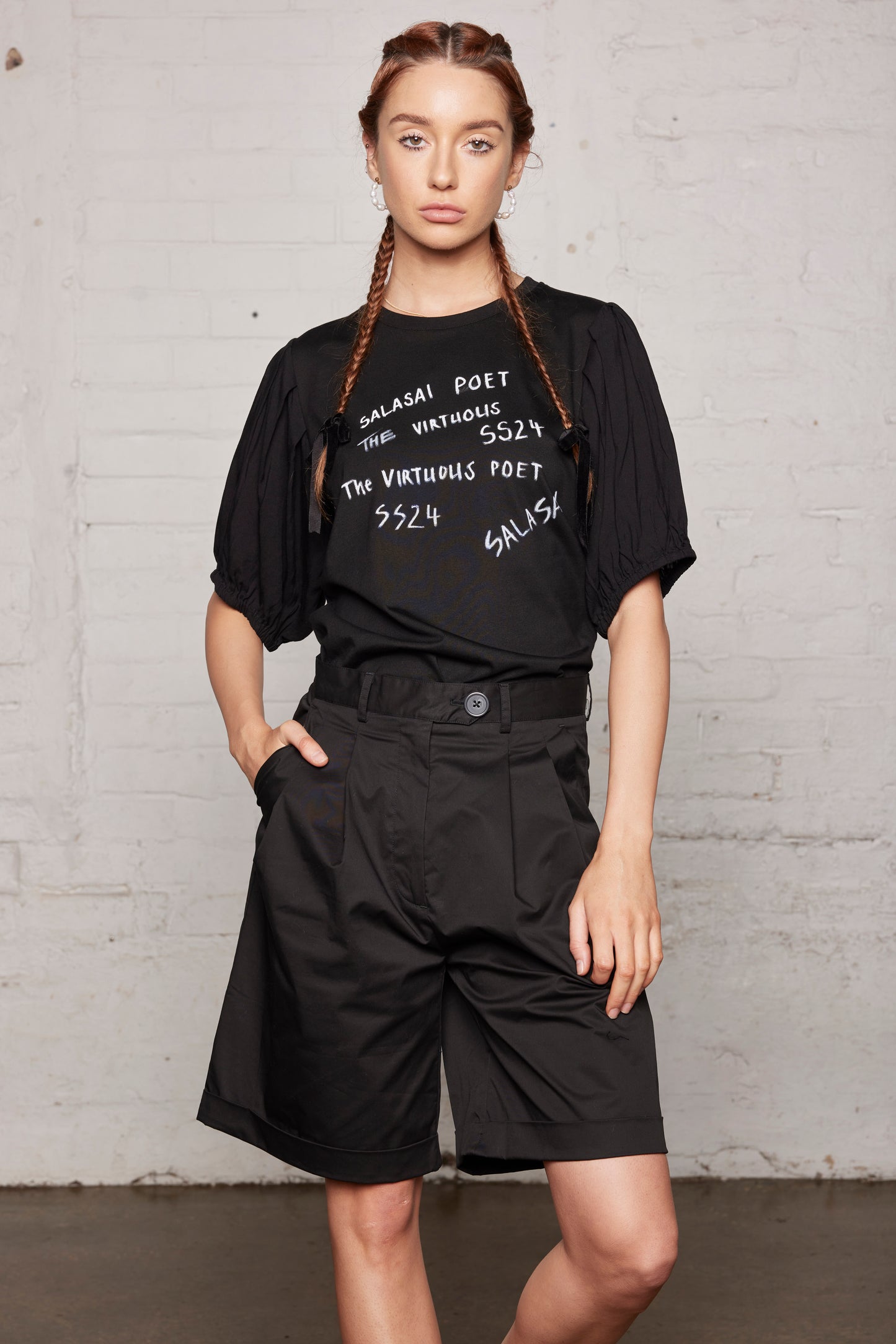 IVORY TOWER SHORT - BLACK