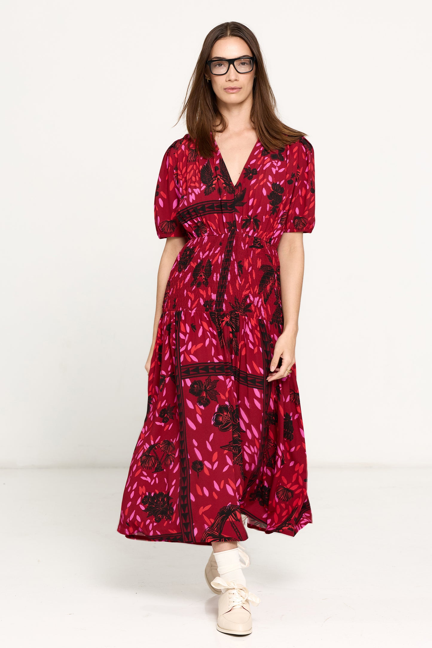 Jezebel Dress - Wild Cherry Print