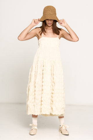Sweetest Taboo Dress - Ivory Puff
