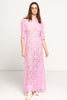 War of Hearts Dress - Pink Embroidered Lace