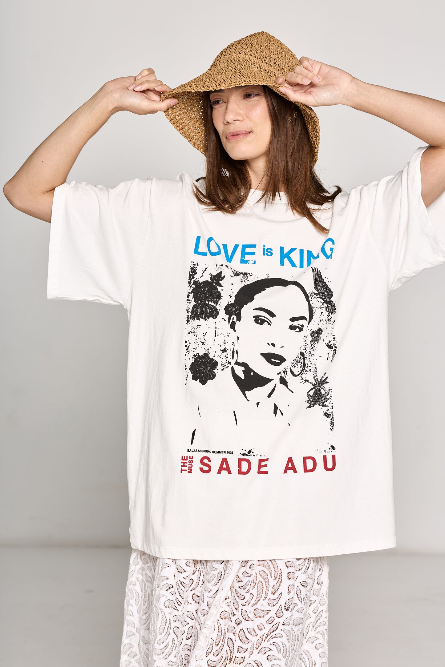 Love is King T Shirt - White