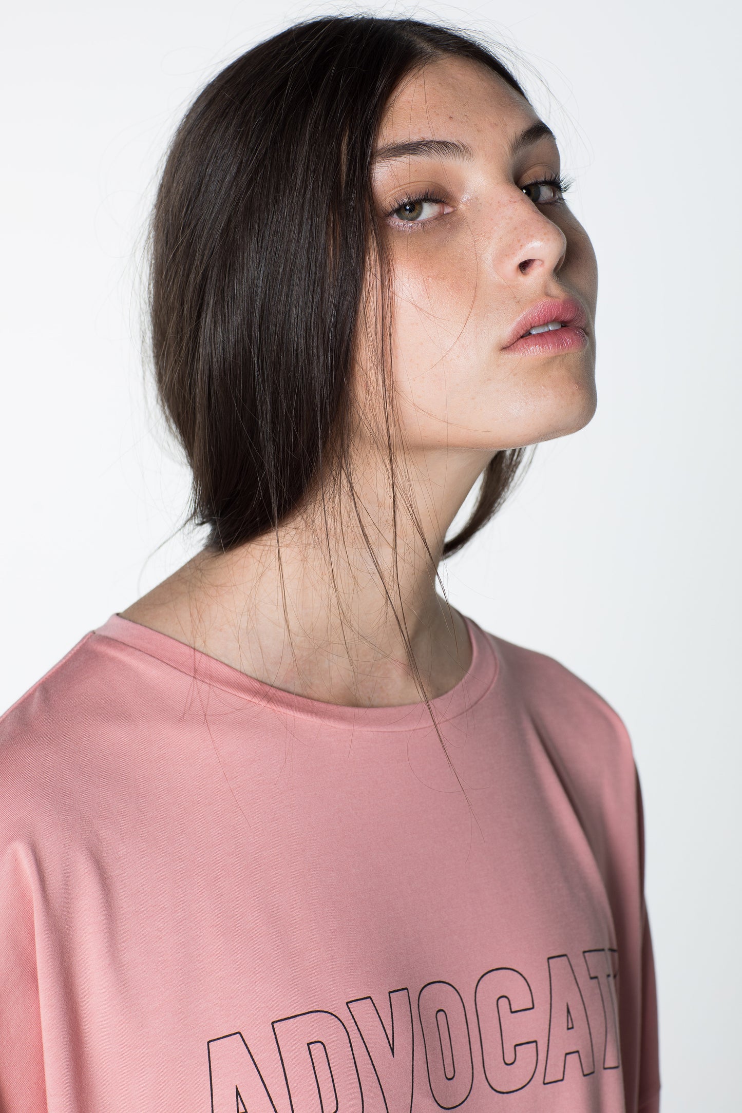 ADVOCATE TEE DRESS-PINK
