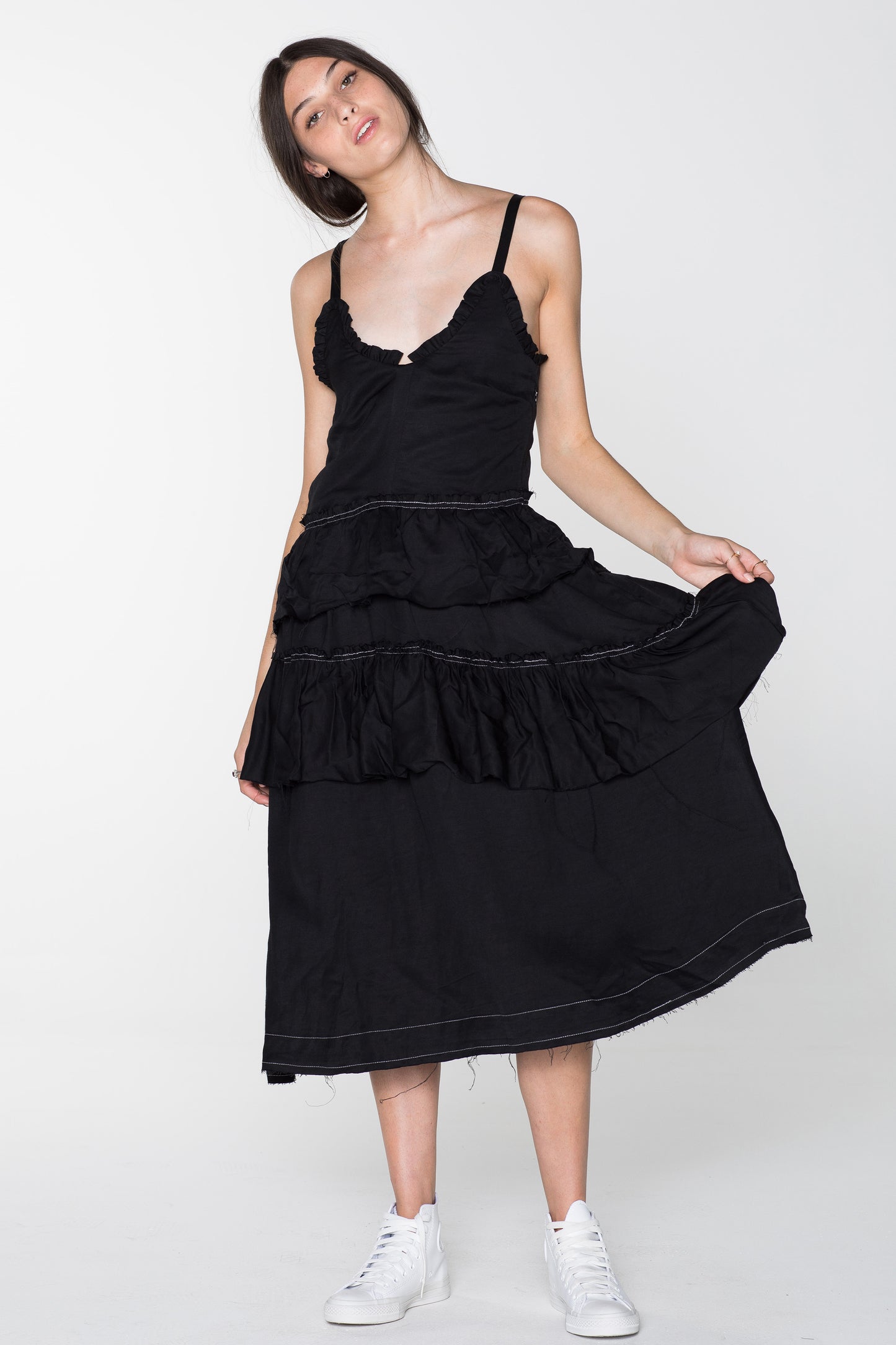 WILDLIFE DRESS - BLACK