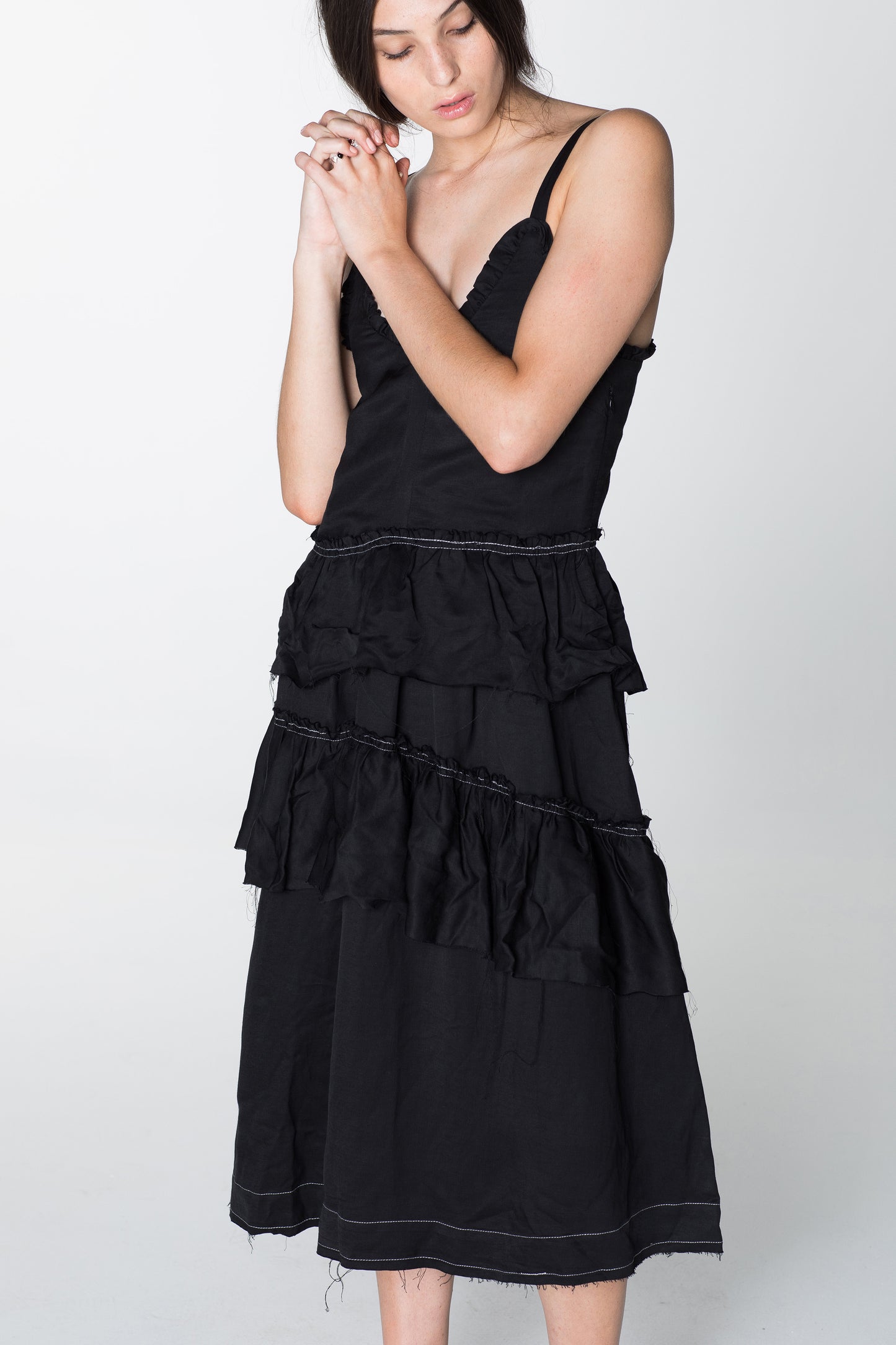 WILDLIFE DRESS - BLACK